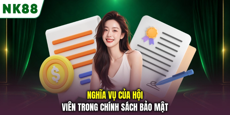 Trách nhiệm của hội viên trong chính sách bảo mật NK88 Nghĩa vụ của hội viên trong chính sách bảo mật